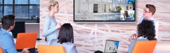 Team meeting with Teams call-Audio Visual-Lifestyle-Banner